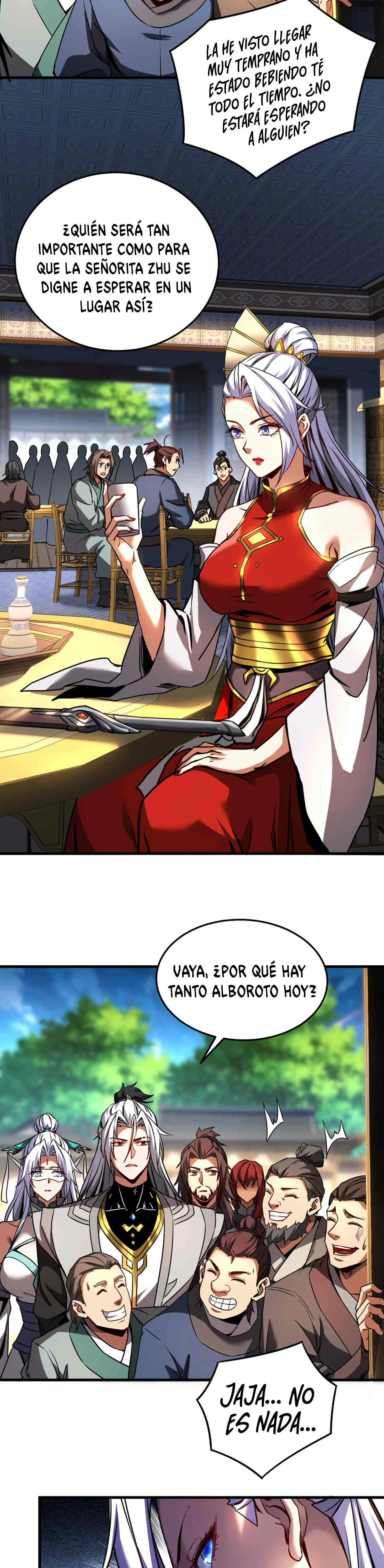 Mientras mis discípulas se matan, yo me relajo! > Capitulo 94 > Page 31
